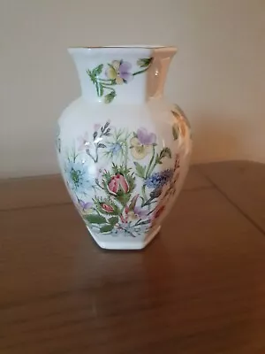 Buy AYNSLEY WILD TUDOR VASE 5  Tall VGC • 4.95£