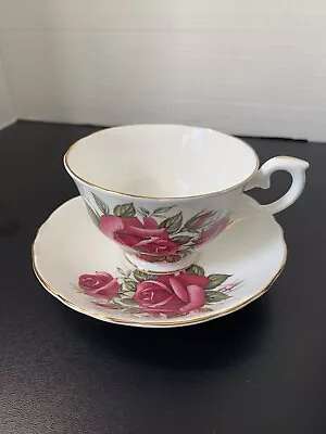 Buy Staffordshire Crown Fine Bone China Tea Cup & Saucer England • 7.46£