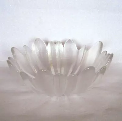 Buy Dartington Crystal Hollywood Bowl By Frank Thrower. 21cm X 8cm. Vintage.  • 10£