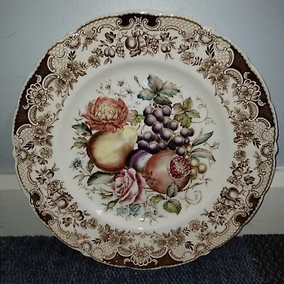 Buy Johnson Bros Windsor Ware Decorative Plate Hand Engraving Fruit Harvest Vintage • 31.90£