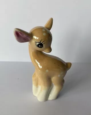 Buy Cute Vintage Retro Kitsch Lustre Ware Bambi Deer Ornament Figure • 4.99£