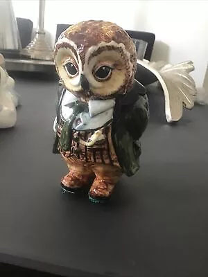 Buy CINQUE PORTS  POTTERY RYE OLIVER THE   OWL COUNTRY GENTLEMAN  FIGURE Figurine • 19.99£