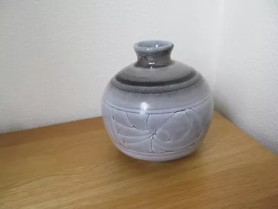 Buy Vintage Celtic Pottery Newlyn  Cornwall Medallion Vase • 12£