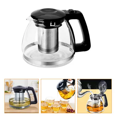 Buy  Loose Leaf Tea Brewer Teapot With Removable Infuser Stove Office • 11.86£