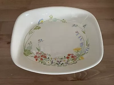 Buy Poole Pottery Oven To Tableware Wild Garden Baking Roasting Serving Dish (T13) • 15.99£