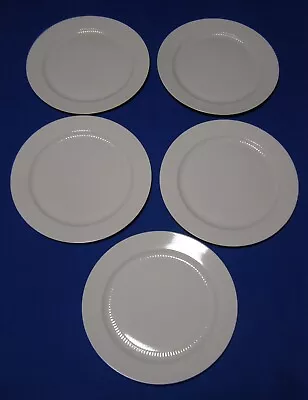 Buy 5 Kaiser Stoneware KAI-15 Chop Plates 11 1/2  White West Germany • 138.86£