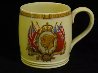 Buy British Pottery Official George V & Queen Mary Silver Jubilee Commemorative Mug • 8.95£