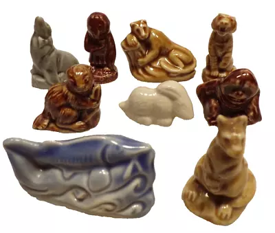 Buy 9 Wade England Vintage Miniature Whimsies Jungle Sea Animal Figurines Porcelain • 2.80£