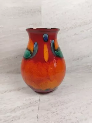 Buy Poole Pottery Volcano Living Glaze Vase 17cm Tall Great Condition.. • 38.99£