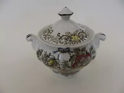 Buy Ridgway Staffordshire Vintage Lidded Sugar Bowl  Old English Bouquet  Excellent. • 22.50£
