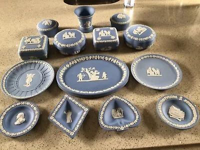 Buy Wedgwood Pottery Jasperware 14 Pieces All Different Mint • 80£
