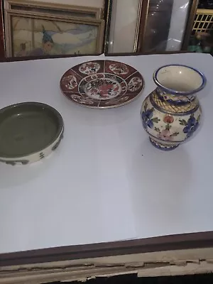 Buy Mixed Small Pottery Items Including Old Gouda • 9.99£