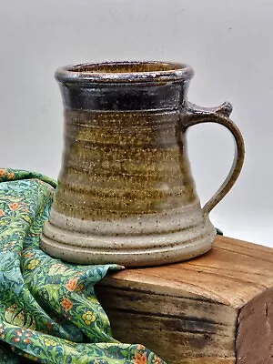 Buy Vintage Studio Pottery Glossy Finish Mug, Hand Thrown • 14£