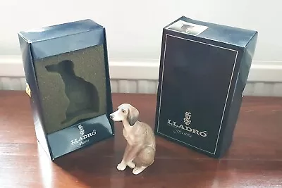Buy Lladro Hound Dog Rare & Mint In Box ~ Fauna Galgo Atento • 68.95£