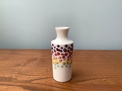 Buy Emma Bridgewater Pottery Rainbow Dots Ink Bottle Vase. • 12.80£