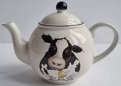 Buy Vintage Arthur Wood Cow Teapot With Front And Back Views  • 19.95£