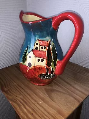 Buy 1950’s Hand Painted Clarice Cliff Style Jug • 19.99£