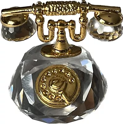 Buy Swarovski Crystal Memories Times Past Rotary Telephone Gold Plated Rhodium Boxed • 19.99£