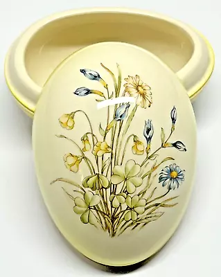 Buy Royal Worcester Spode 'Palisey' Egg Shape Trinket Box W. Lid Made For Ringtons • 12.50£