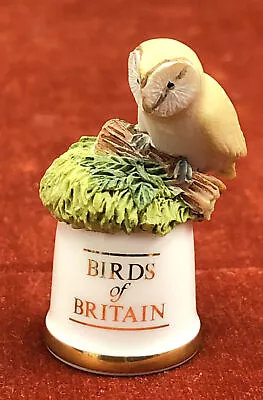 Buy Thimble Collectors Club, Barn Owl By Sutherland China, England • 6£