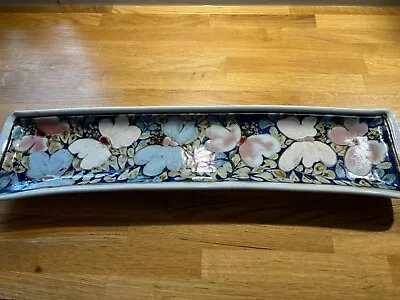 Buy Beautiful Highland Stoneware Scotland Long Rectangle Dish With Floral Design • 54.50£