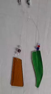 Buy 2 X Hand Made Recycled Glass Suncatcher GIFT OOAK Window Hanging Decorations • 5£