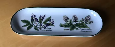 Buy Vintage Royal Worcester Porcelain Herbs Pin Trinket Dish Tray Peppermint Sage • 11.99£
