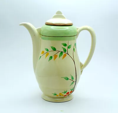 Buy CLARICE CLIFF  SUMMERS END  Newport Pottery WINDSOR Coffee Pot • 19£