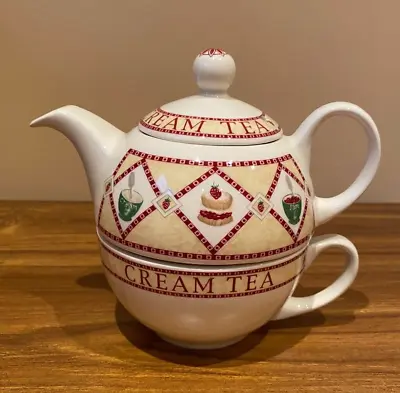 Buy Arthur Wood Tea For One Teapot And Cup - Cream Tea - Gift Idea • 10£