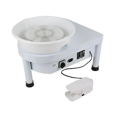 Buy 350W 25cm Pottery Forming Machine DIY Electric Ceramics Wheel With Foot Pedal • 141.33£