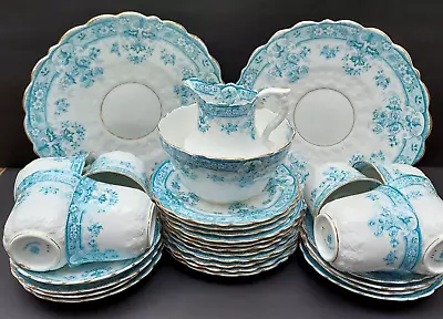 Buy Antique William Lowe Court China Tea Set 8 Person. Early 1900s • 75£