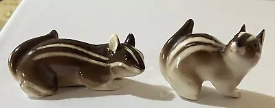 Buy Set Of Two Porcelain?? Lomonosov Russian Chipmunk Ornaments • 14£