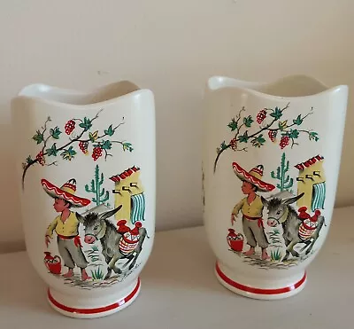 Buy 1950s Crown Ducal Petit Pierre Pedro Vase/Urn X 2 - Vintage/Retro/Kitsch • 7.99£