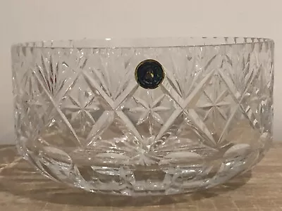 Buy Vintage Large Georgian Cut Crystal Glass TUTBURY Ltd Serving Bowl Fruit 20cm • 12.50£