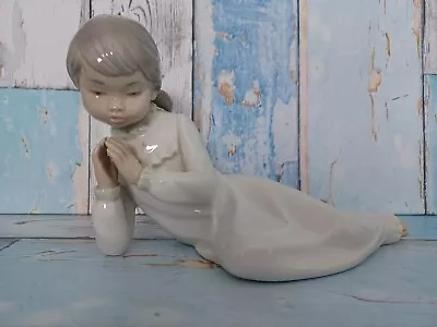Buy Nao By Lladro 0565 ' Bedtime Prayer / Girl Praying Figure  • 5.99£