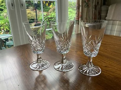 Buy 3 X EDINBURGH CRYSTAL OBAN PATTERN 14cm CHAMPAGNE GLASSES • 18.50£