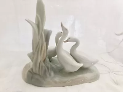 Buy LLADRO Nao Group Of Swans, Immaculate Condition Made In Spain • 9.95£