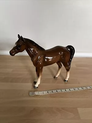 Buy Porcelain Thoroughbred  Figure, Ornament,Horse 11.5 CMS TALL • 10£