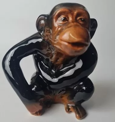 Buy Vintage 1960's  Sylvac Chimpanzee Monkey Figurine 105mm High • 21.99£
