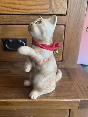 Buy Winstanley Cat Signed By Mike Hinton Ginger Cat About 21cm Tall • 39.95£