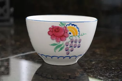 Buy Grays Pottery - Free Hand Painted Abstract Motif Sugar Bowl - Patt. 2676 C.1923 • 9.95£