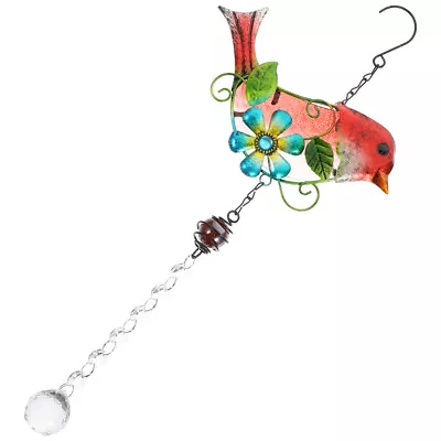 Buy  Stained Glass Bird Iron Clear Suncatcher Ornaments Hanging Window • 10.99£