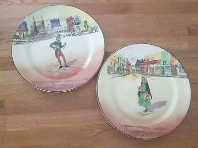 Buy 2 Royal Doulton Dickens Ware Plates - Alfred Jingle And Little Nell - Ex Cond • 9.99£