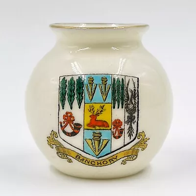 Buy Vintage Wh Goss Crested China Model Of Ancient Glastonbury Vase - Banchory Crest • 10£