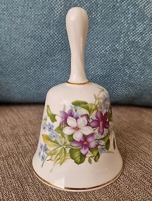 Buy Staffordshire Bone China Floral Decorative Ornamental Bell • 8.25£