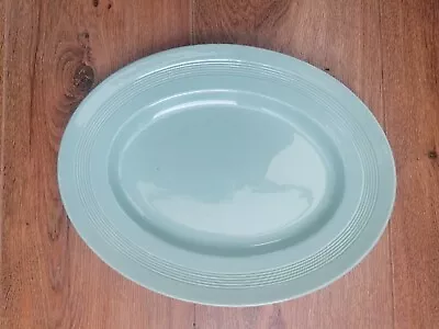 Buy Woods Ware Green Oval Platter Plate 12inch Long • 0.99£