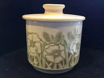 Buy Hornsea Pottery Fleur Design Jam Marmalade Pot Storage Sugar Bowl & Lid 3.5  • 10.50£