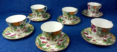Buy A Set Of 6x Vintage ROYAL WINCHESTER, Quality Fine Bone China Cups & Saucers-VGC • 29.99£