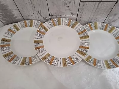 Buy Sienna Midwinter Plates 23cms 9ins- Jessie Tait X3 1960-70s • 9.99£