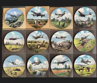 Buy Royal Doulton Heroes Of The Sky 12x  Decorative Plates Ltd Edition MULTI-LISTING • 12£